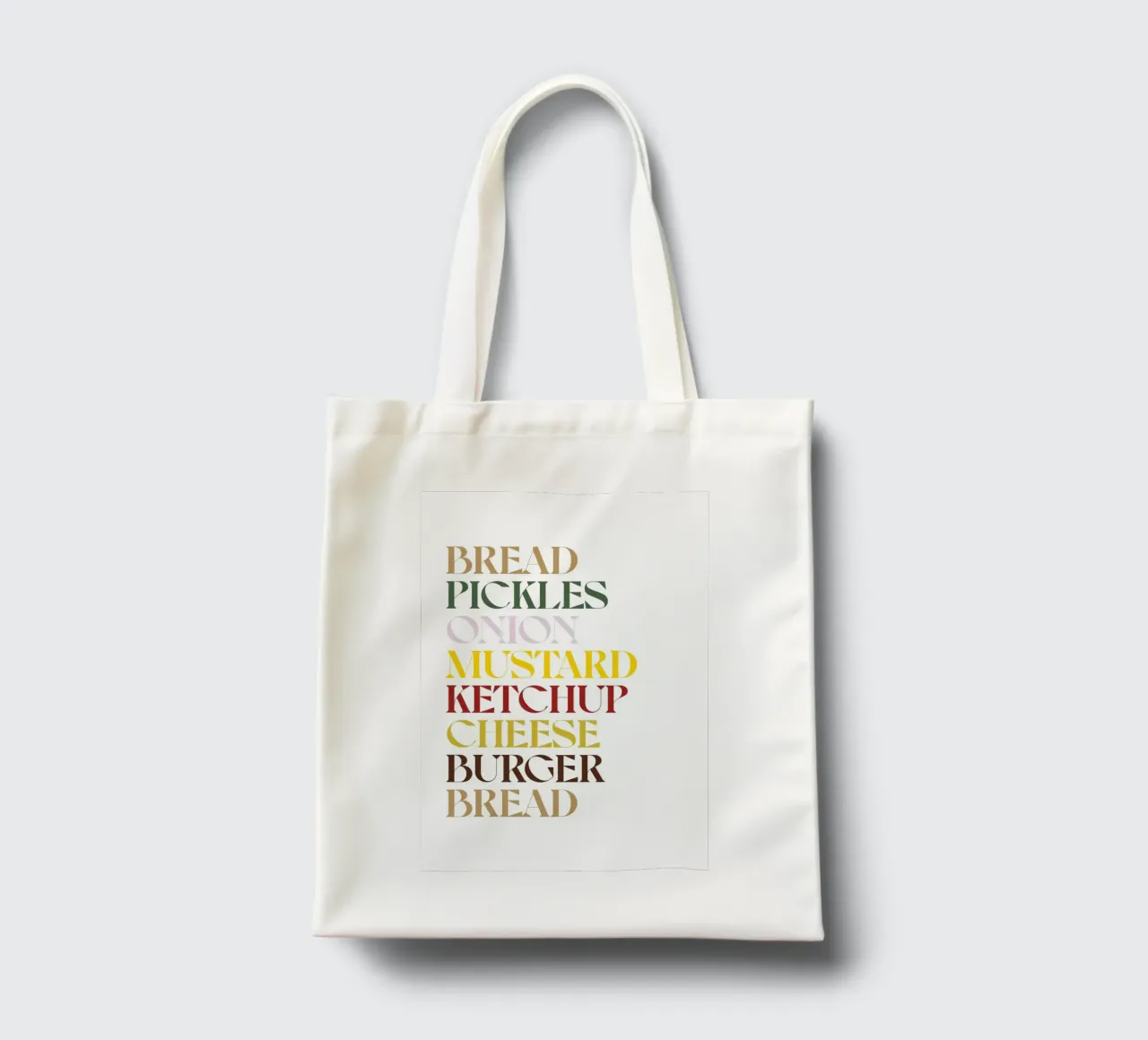CHEESE BURGER COLOR tote bag by n.4