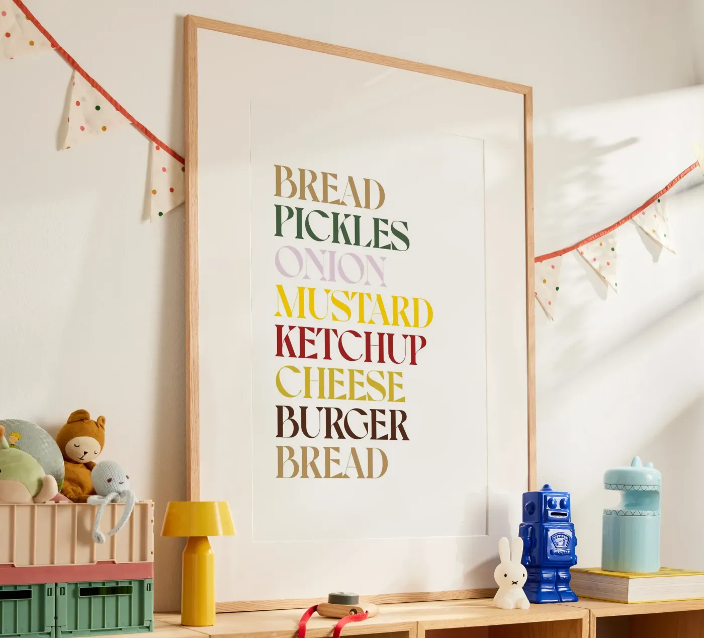 CHEESEBURGER FARBE Poster von n.4