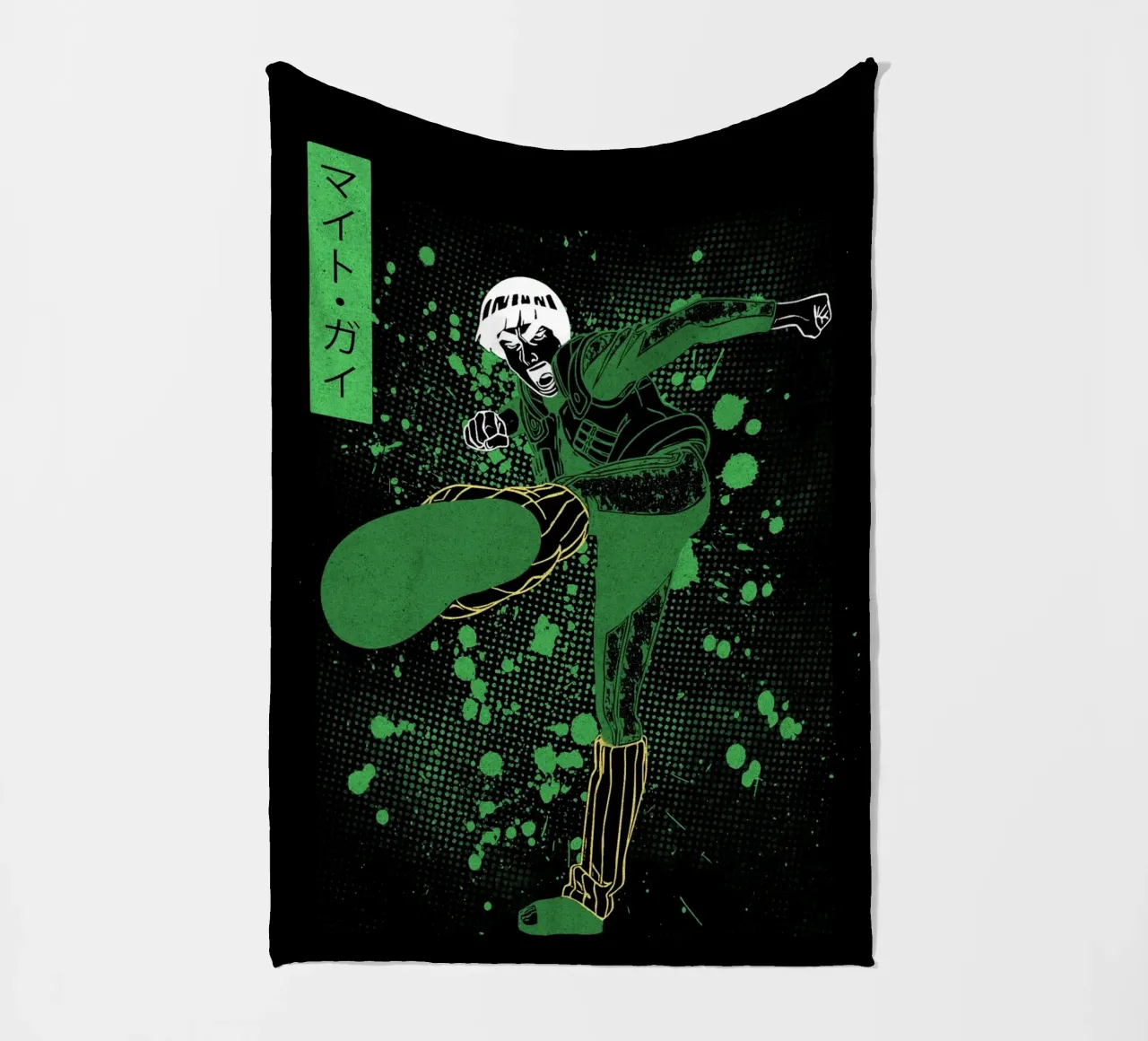 Might Guy coperta in pile da Neonartstudio