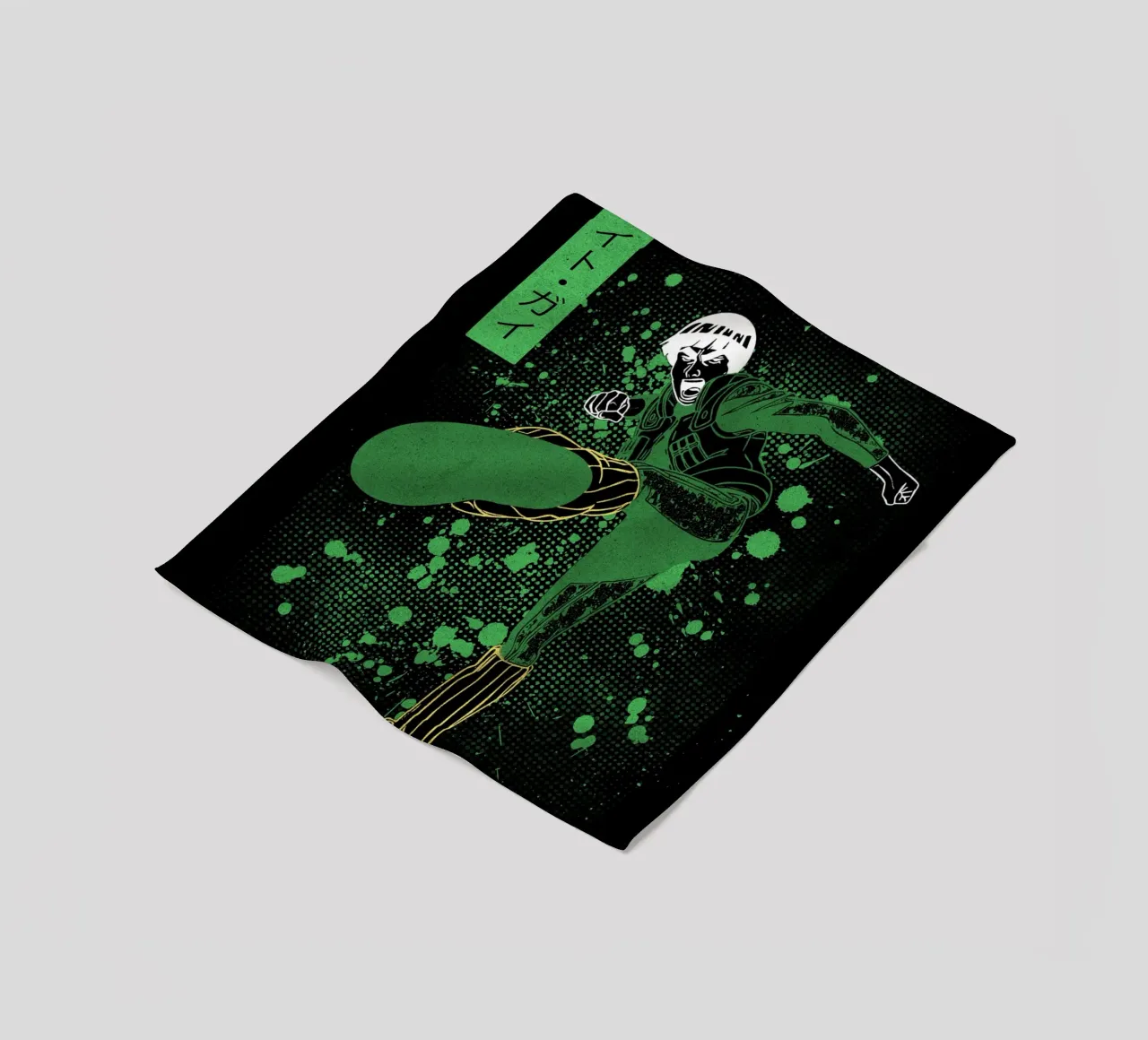 Might Guy coperta in pile da Neonartstudio