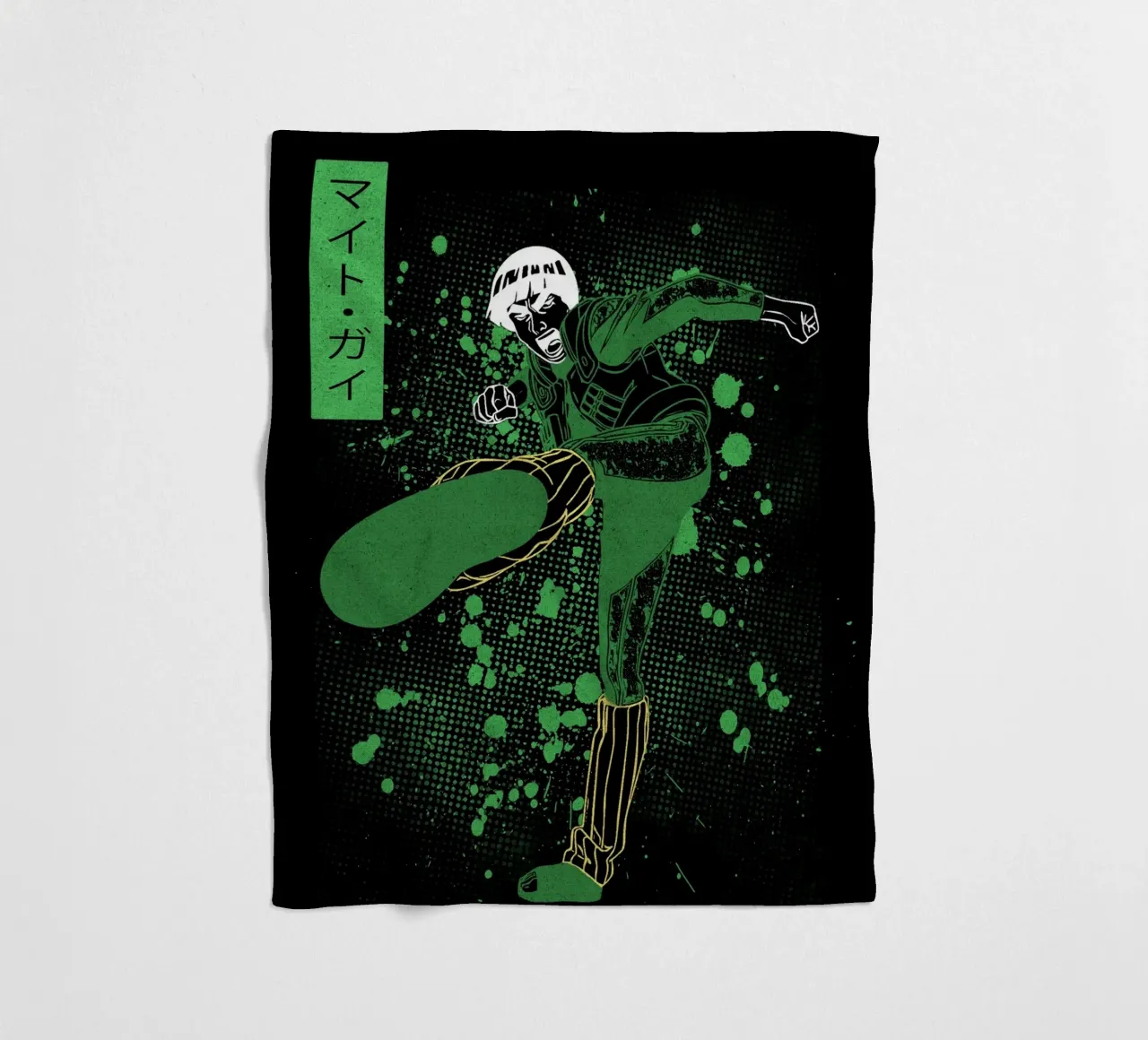 Might Guy coperta in pile da Neonartstudio