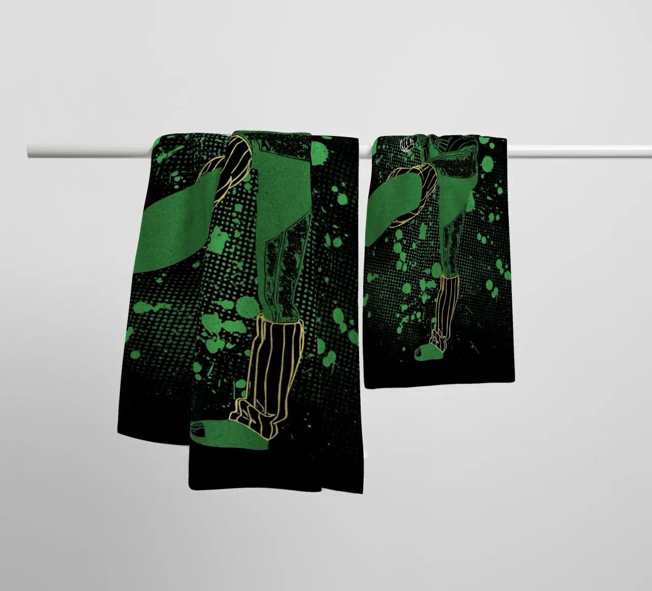 Might Guy asciugamano da bagno da Neonartstudio