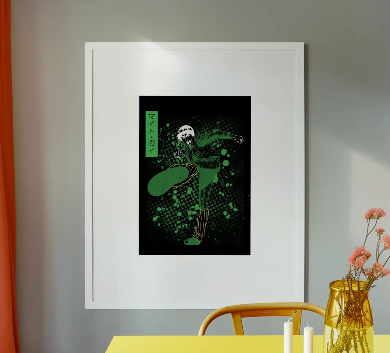 Might Guy carta hahnemühle da Neonartstudio
