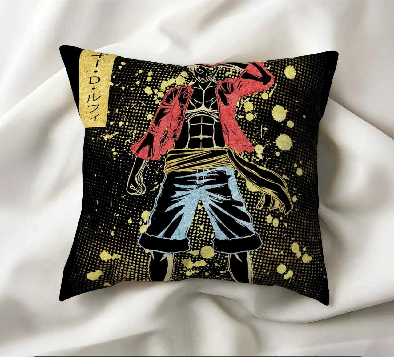 Monkey D. Luffy cuscino da Neonartstudio