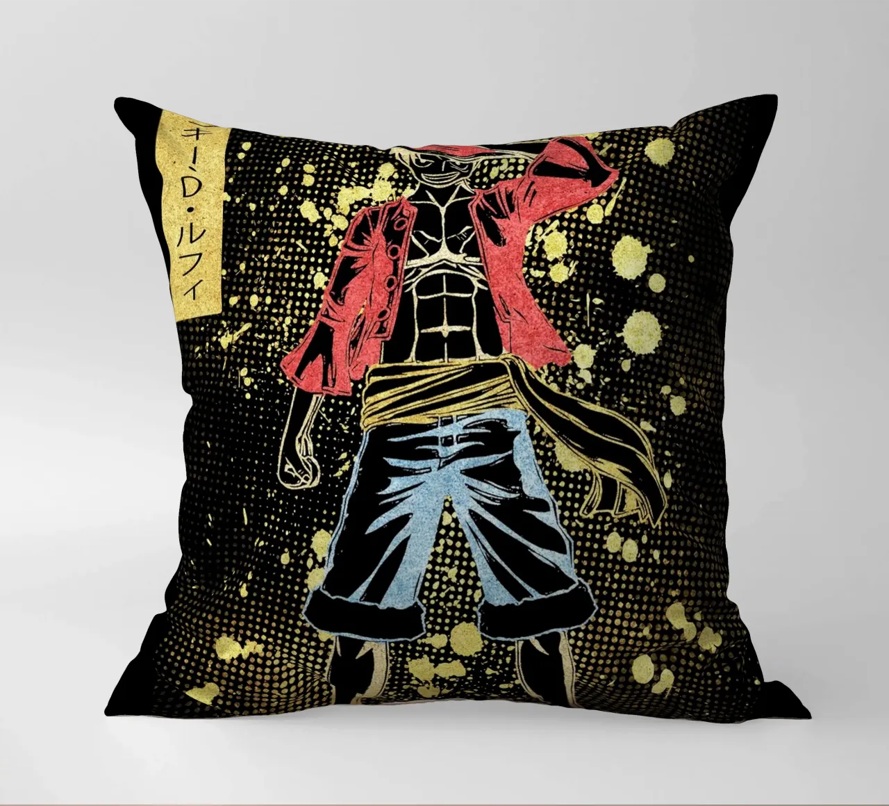 Monkey D. Luffy cuscino da Neonartstudio