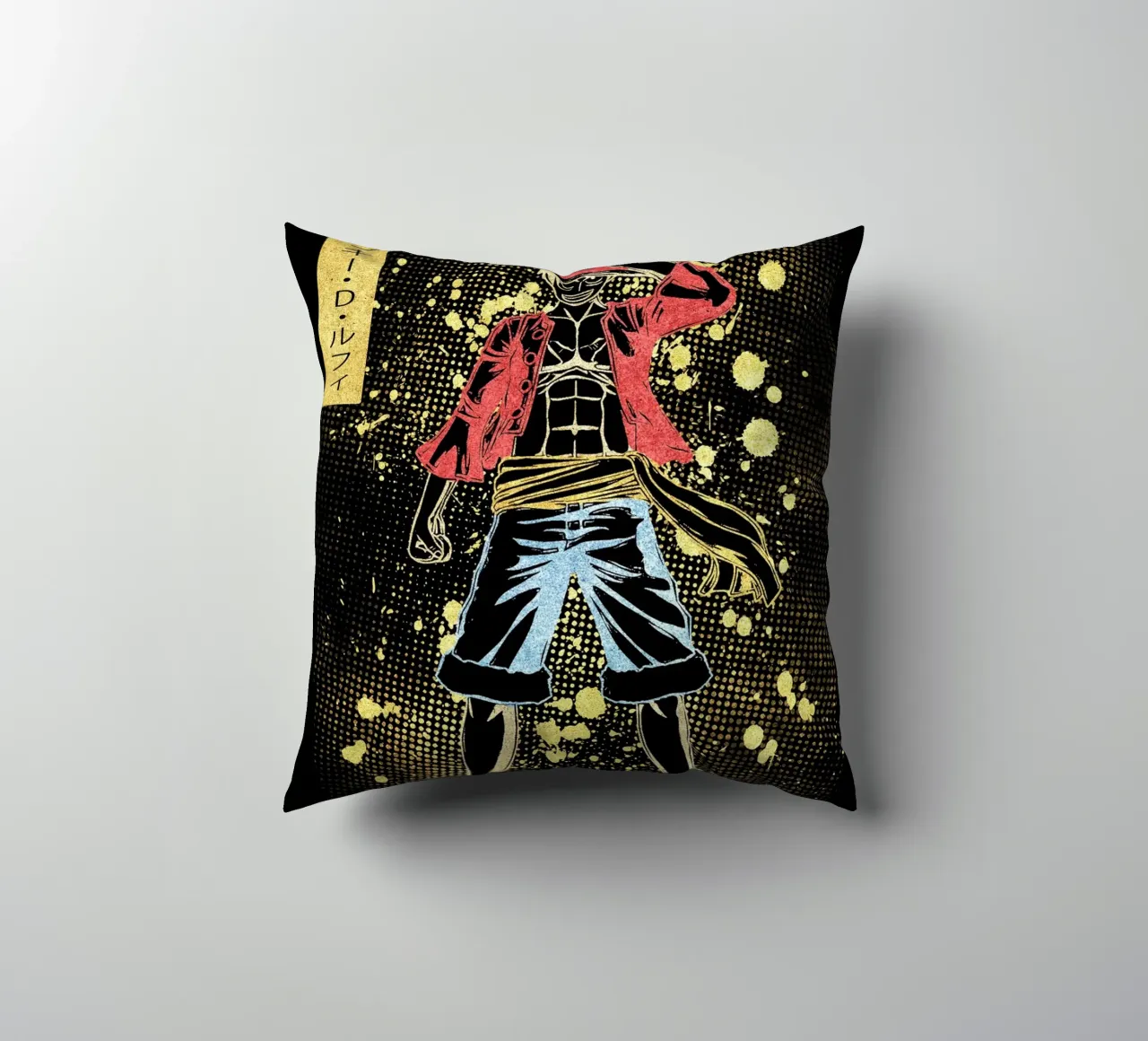 Monkey D. Luffy cuscino da Neonartstudio