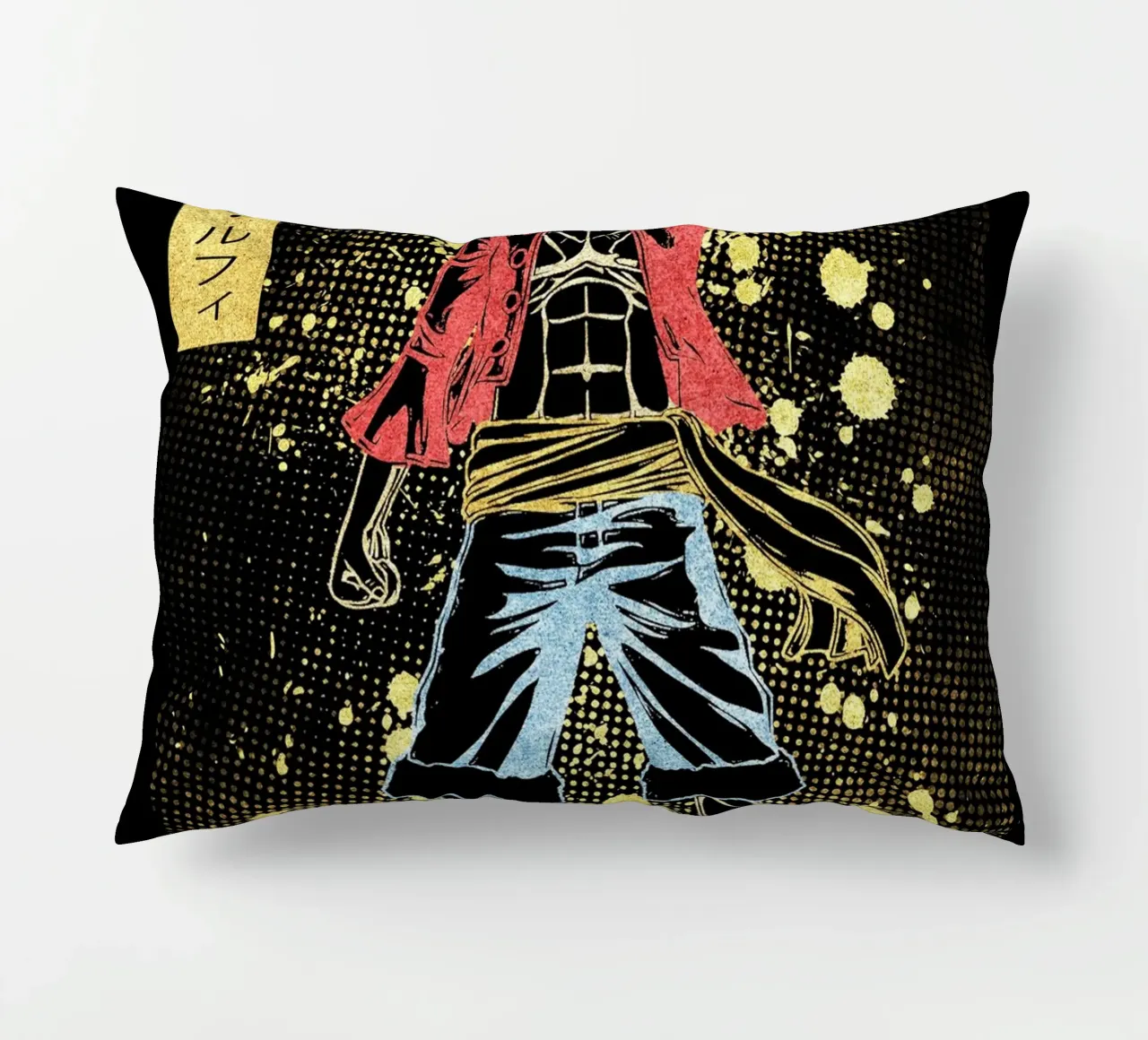 Monkey D. Luffy cuscino da Neonartstudio