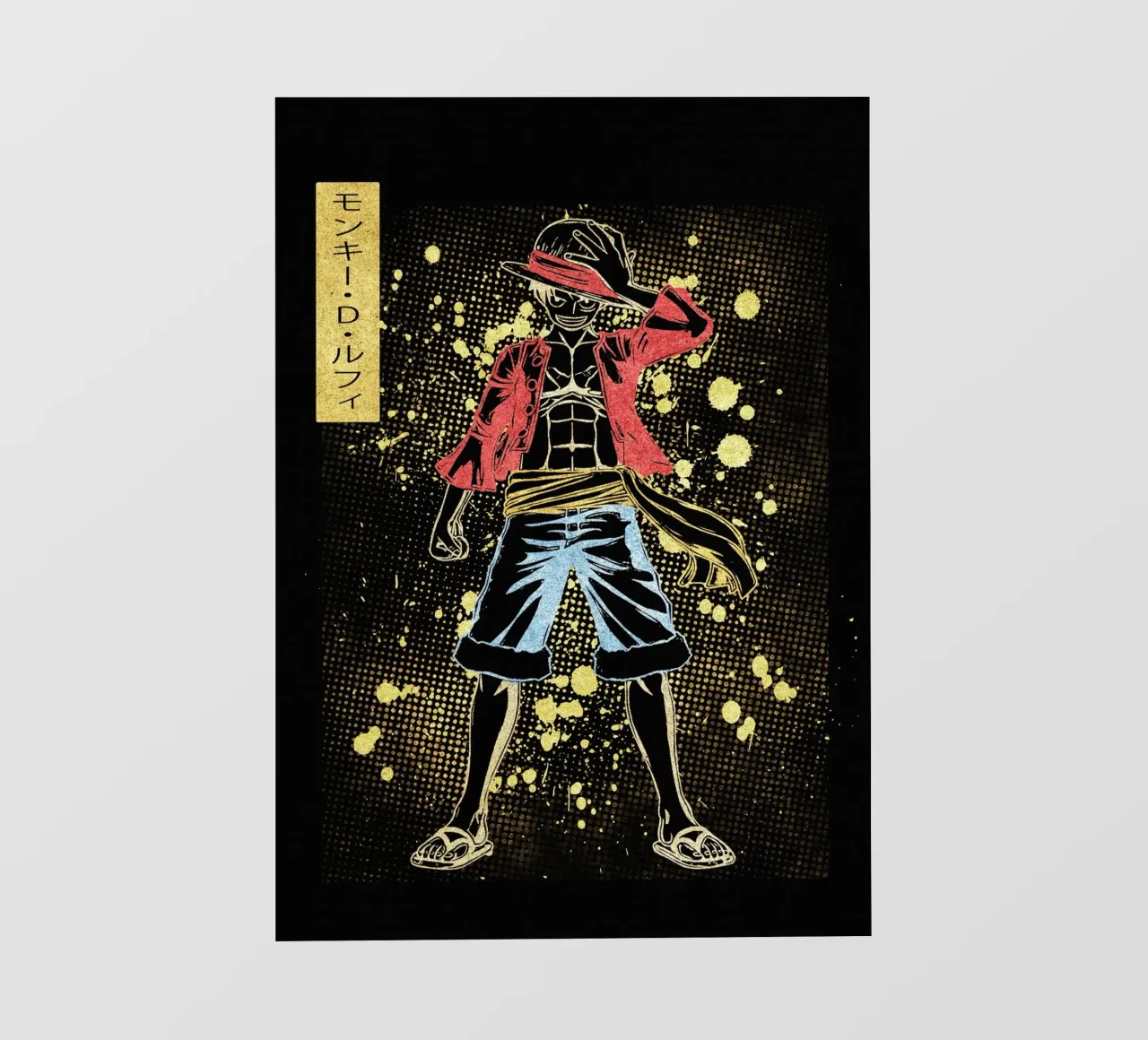Monkey D. Luffy telo in pvc da Neonartstudio