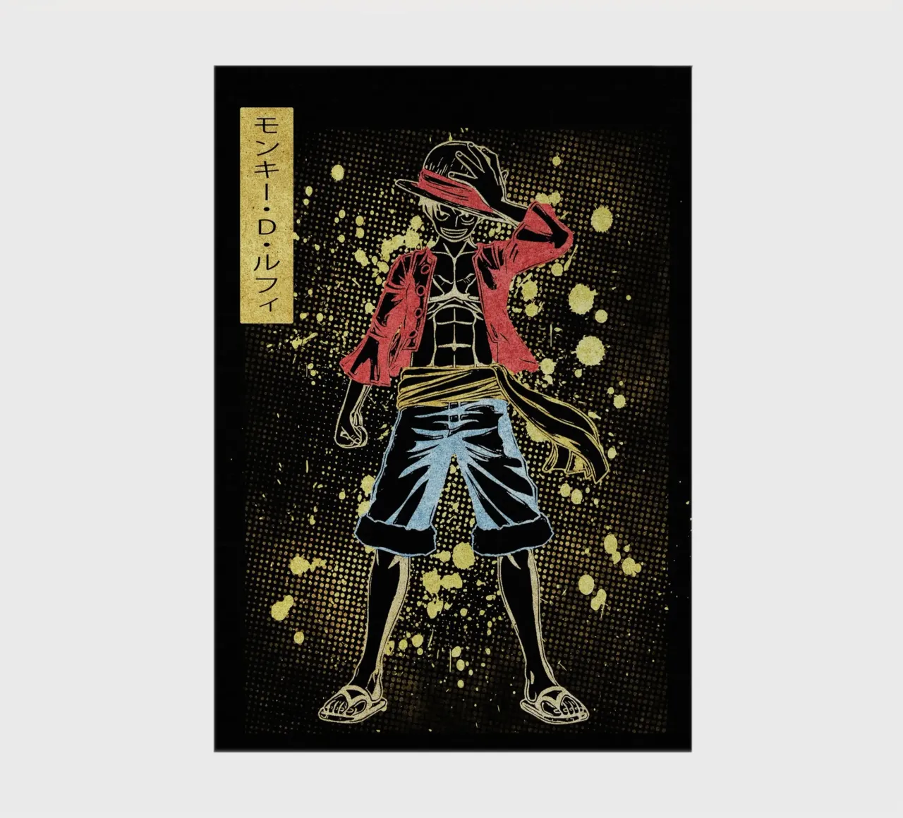 Monkey D. Luffy notebook by Neonartstudio