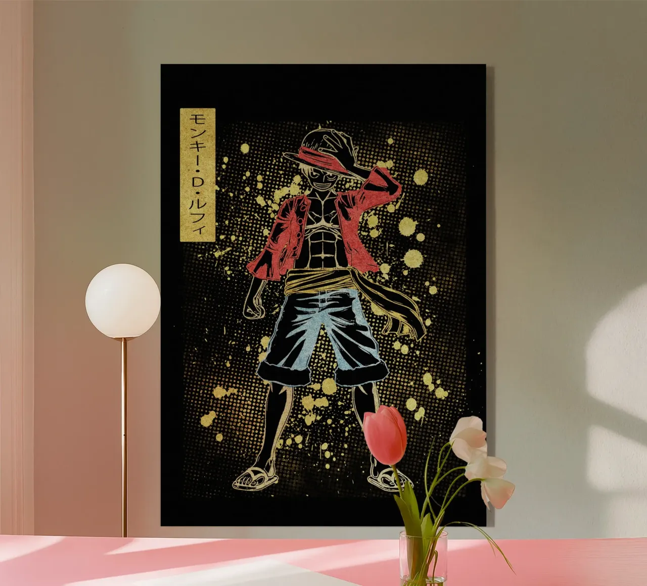 Monkey D. Luffy plexiglass da Neonartstudio