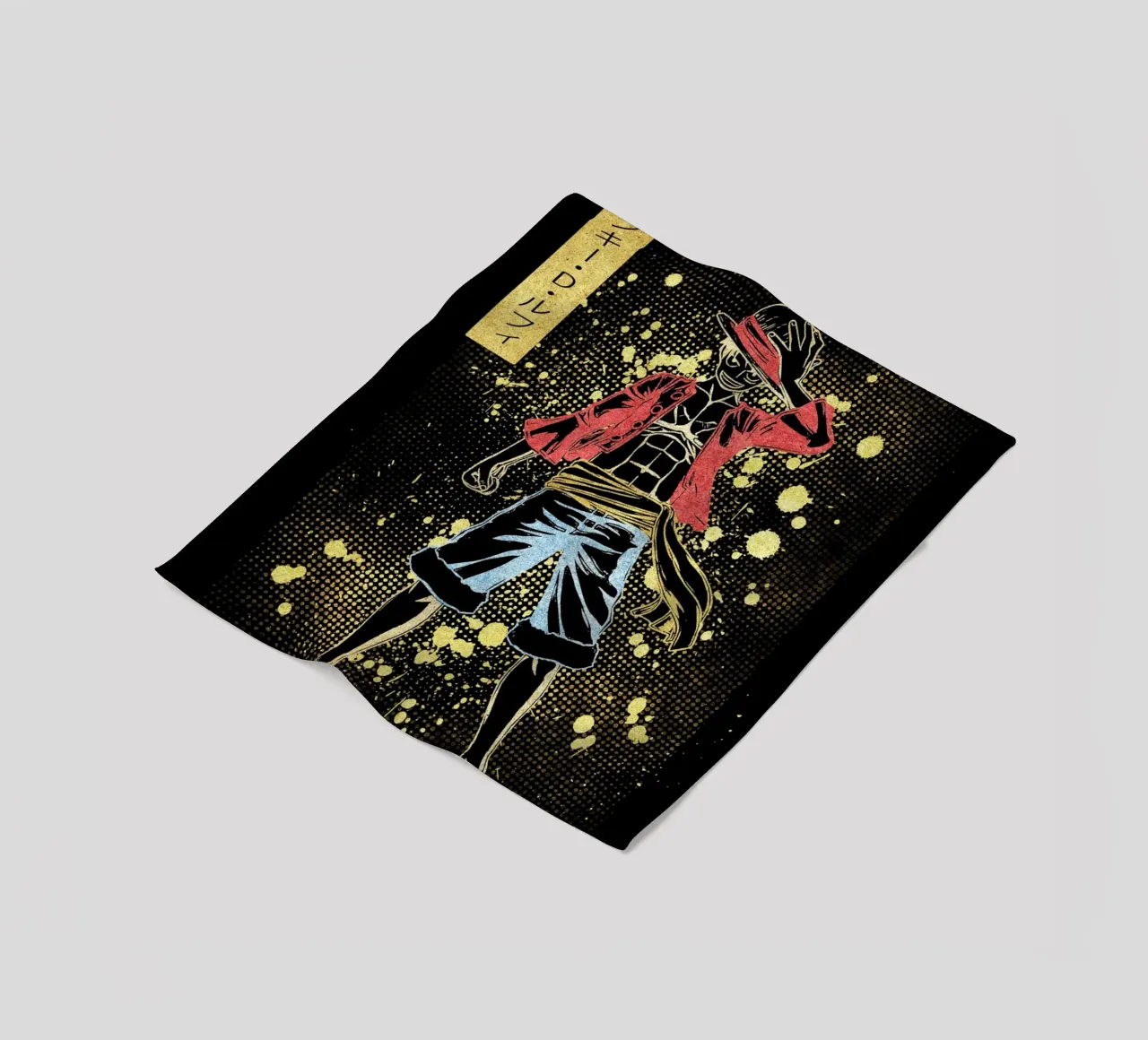 Monkey D. Luffy coperta in pile da Neonartstudio