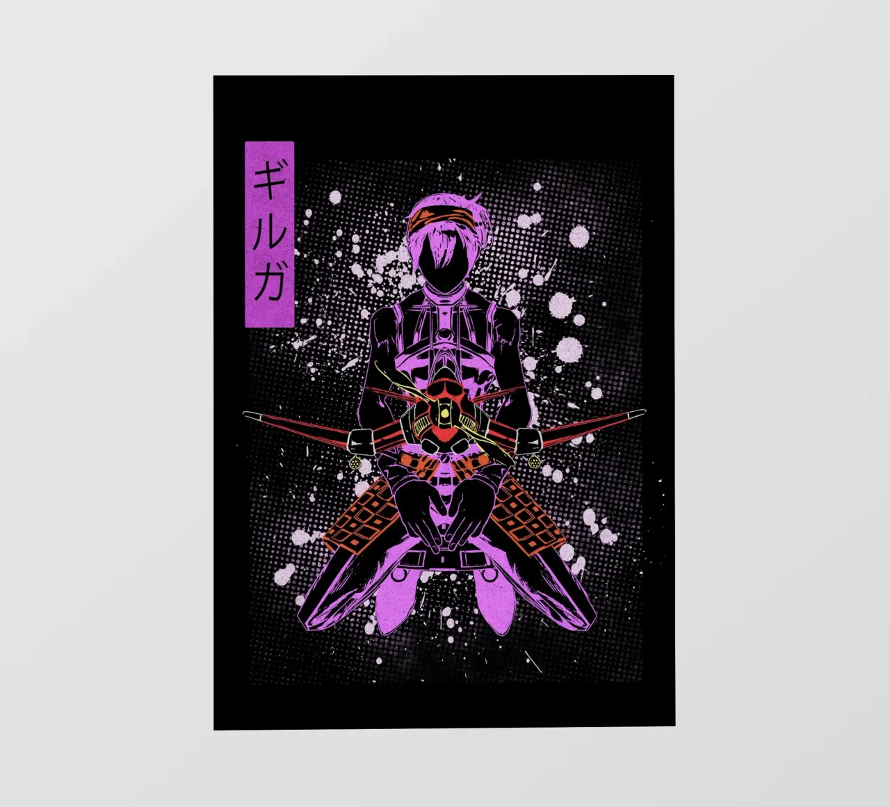Narancia Ghirga jojo pellicola backlit da Neonartstudio