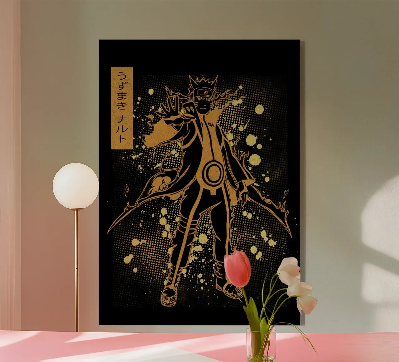 Naruto Uzumaki acryl van Neonartstudio