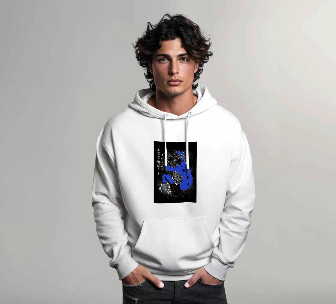 Neferpitou felpa con cappuccio da Neonartstudio