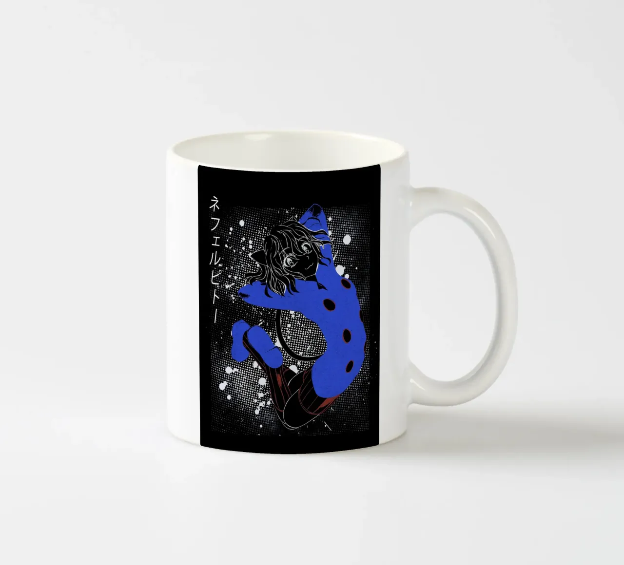 Neferpitou tazza in ceramica da Neonartstudio