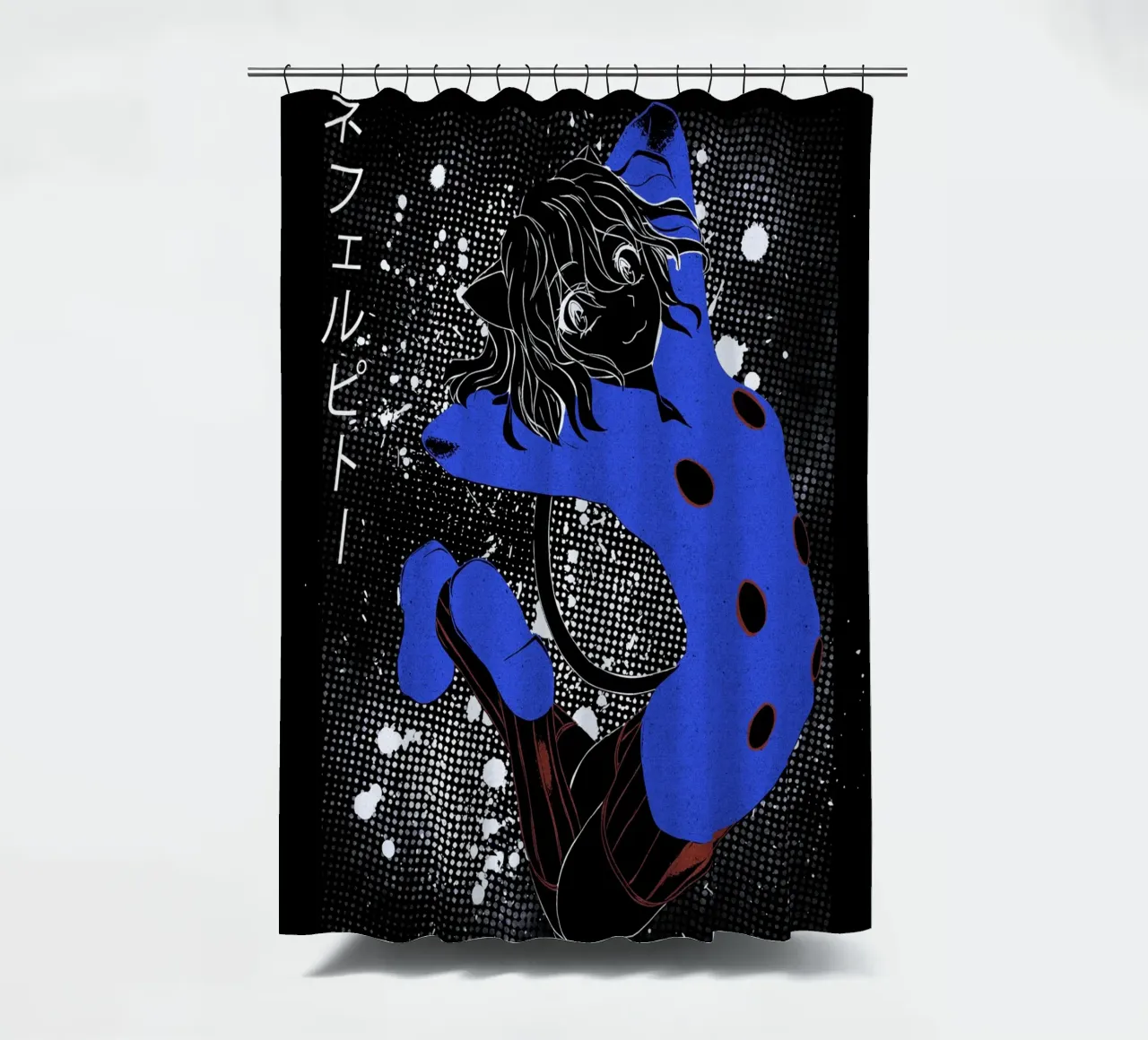 Neferpitou tenda da doccia da Neonartstudio