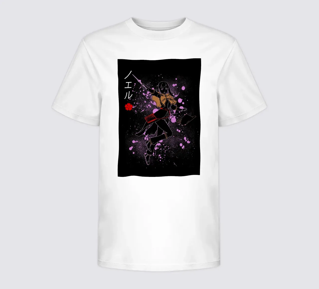 Noelle Silva black clover kids t-shirt by Neonartstudio
