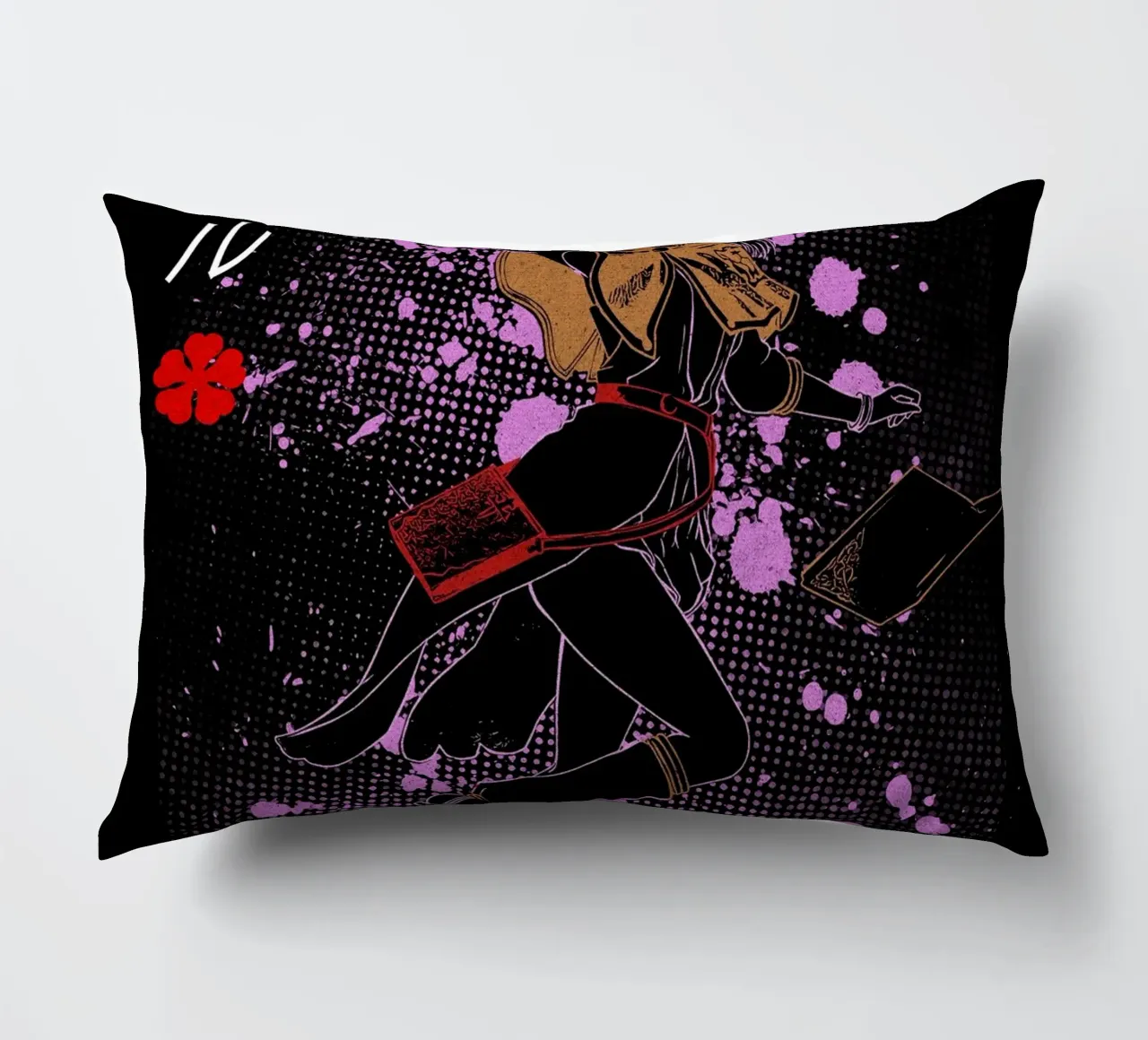 Noelle Silva black clover cuscino da Neonartstudio