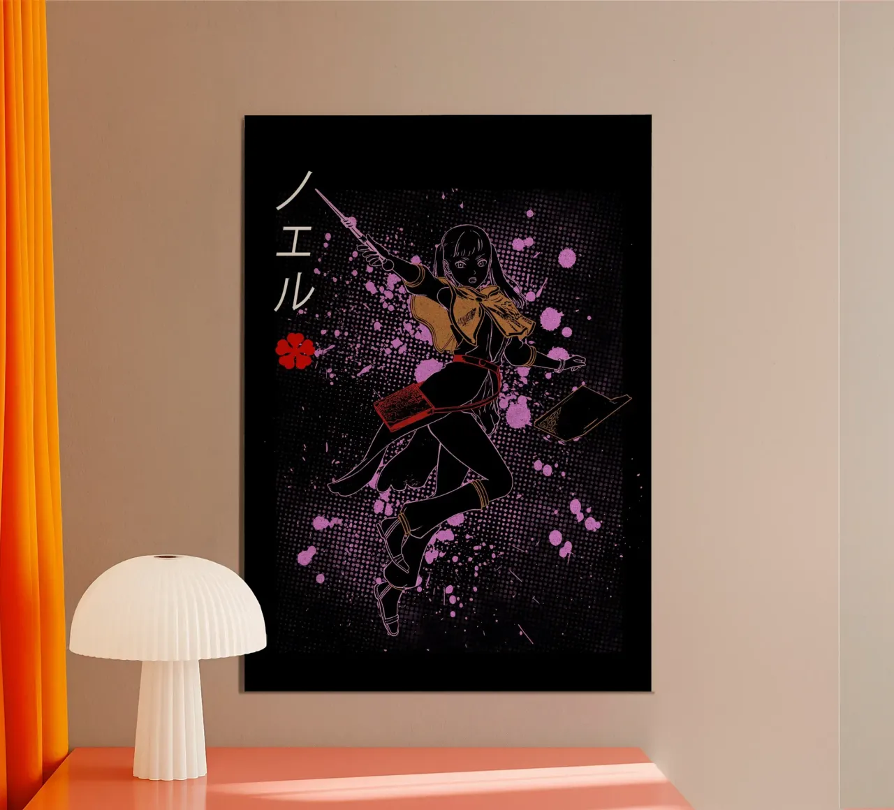 Noelle Silva black clover carta hahnemühle da Neonartstudio