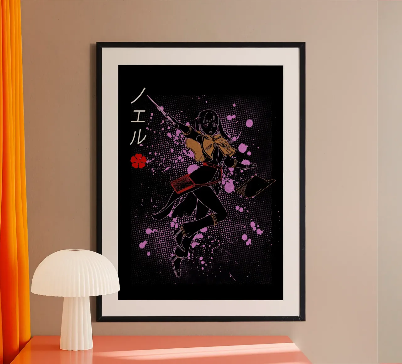 Noelle Silva black clover carta hahnemühle da Neonartstudio