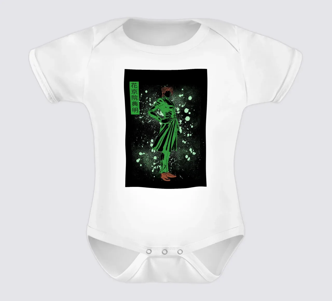 Noriaki Kakyoin jojo body neonato maniche corte da Neonartstudio