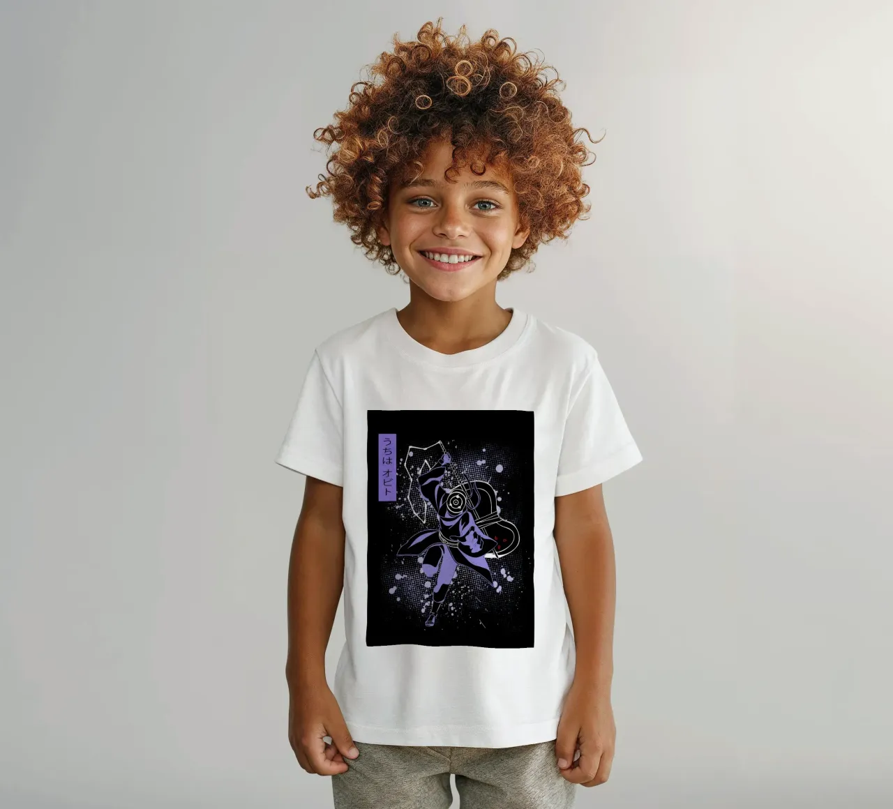 Obito Uchiha kids t-shirt by Neonartstudio