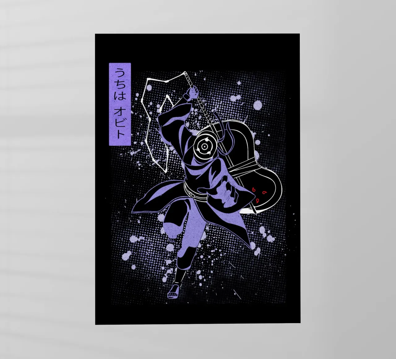 Obito Uchiha backlit folie van Neonartstudio