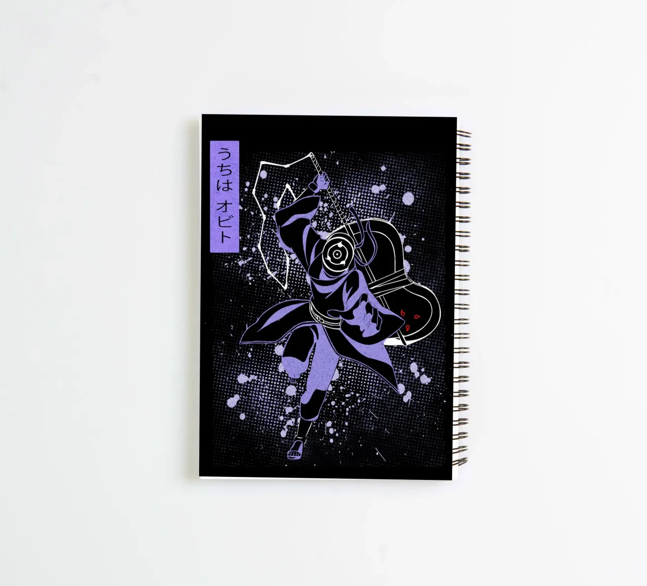 Obito Uchiha spiral notebook by Neonartstudio