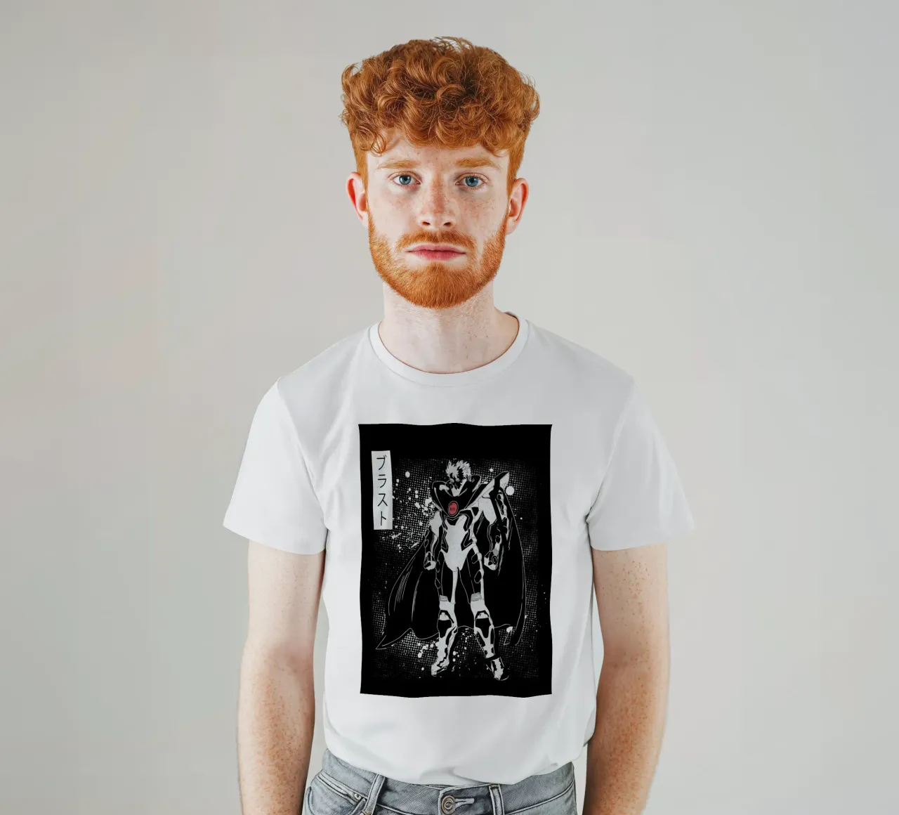 One-Punch Man Blast t-shirt da Neonartstudio