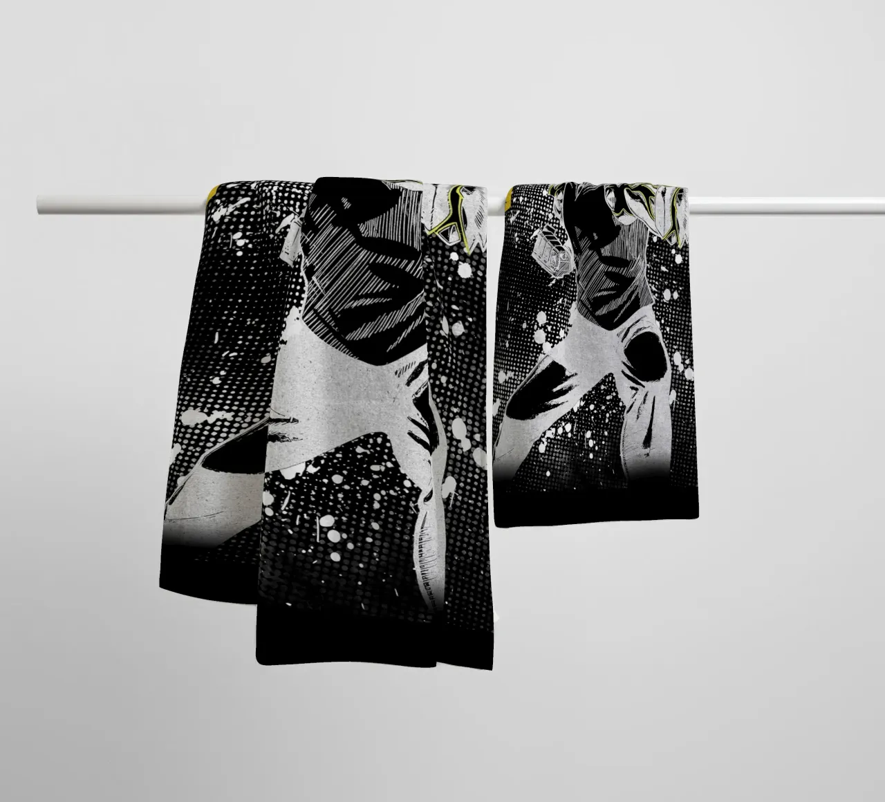 One-Punch Man Genos towel by Neonartstudio
