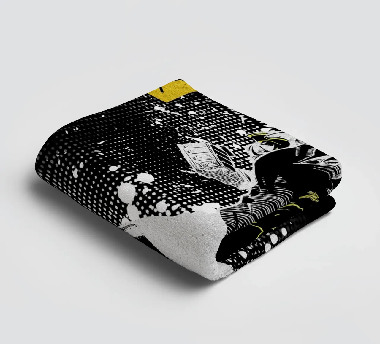 One-Punch Man Genos towel by Neonartstudio