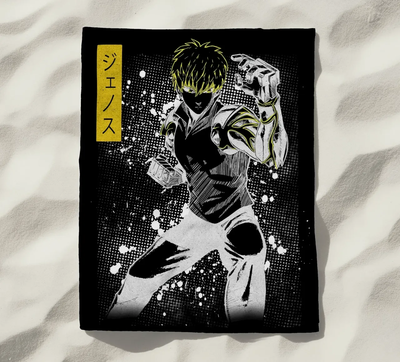 One-Punch Man Genos telo mare da Neonartstudio