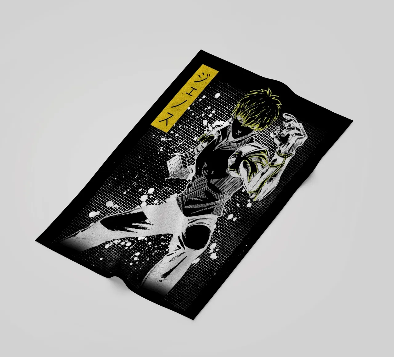 One-Punch Man Genos telo mare da Neonartstudio
