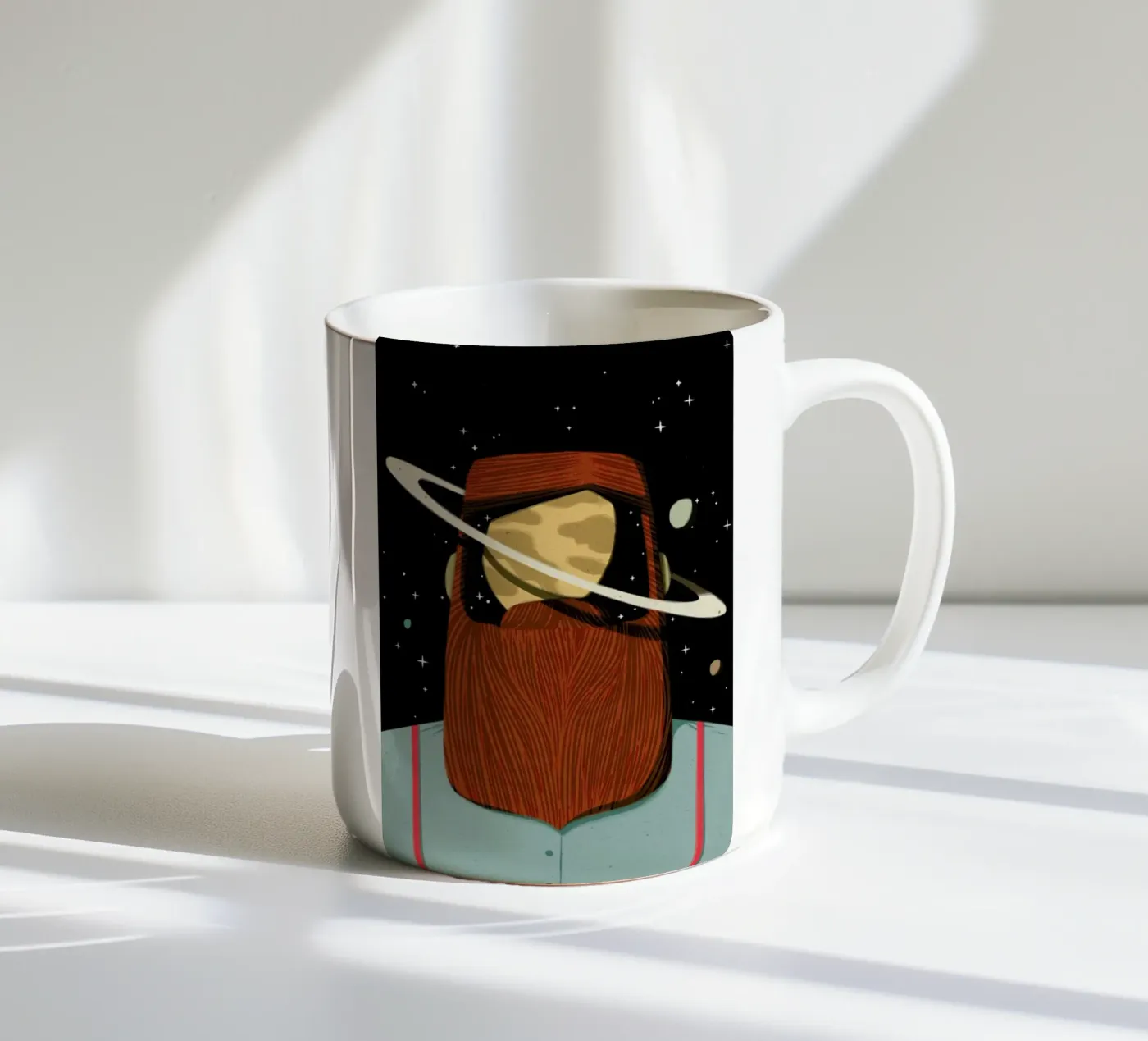 Your Planet ceramic mug by Caio Beltrão