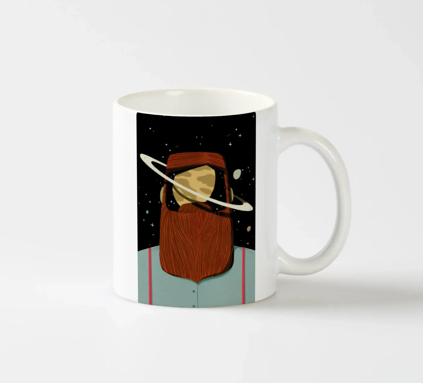 Your Planet ceramic mug by Caio Beltrão