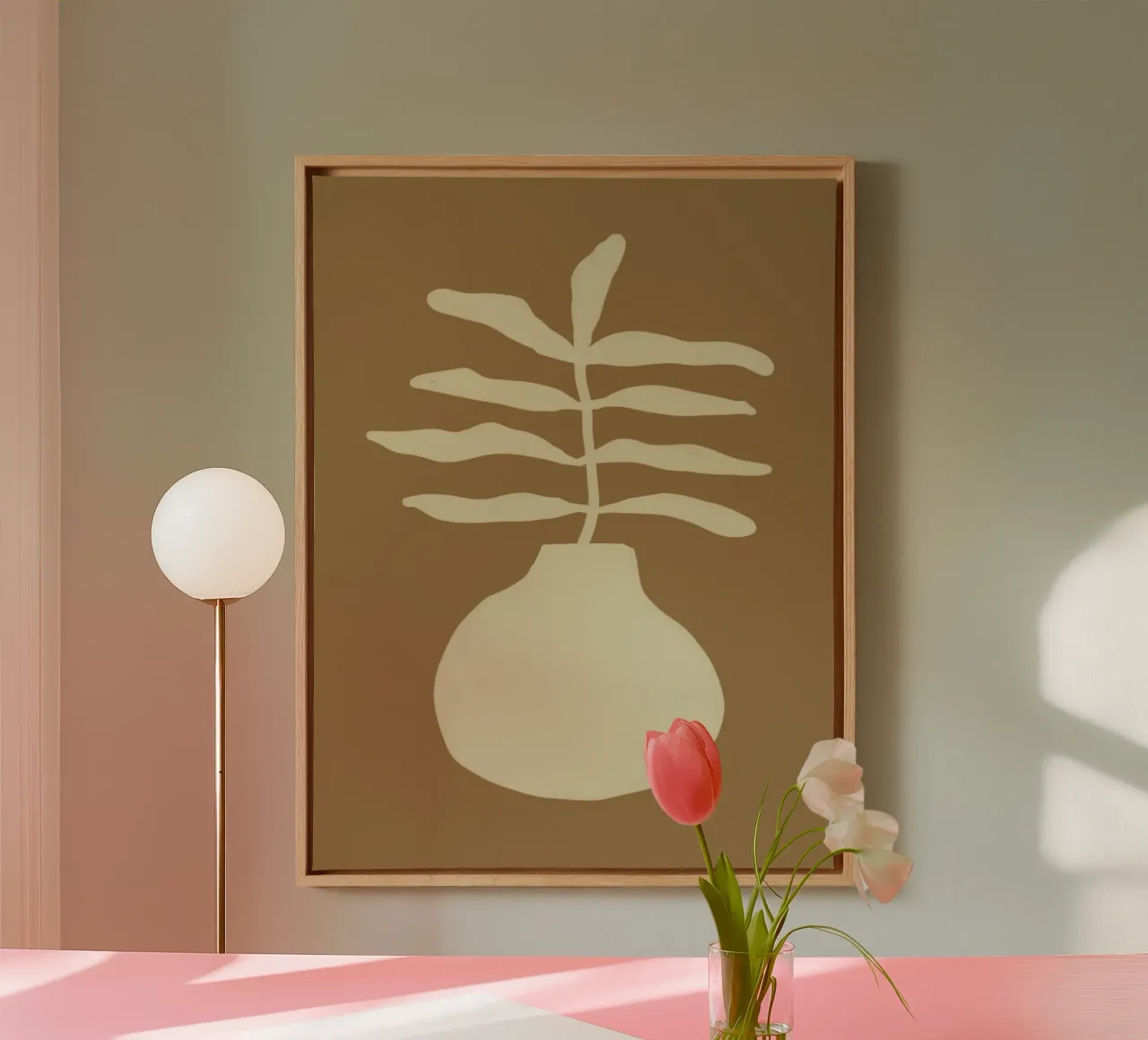 Vie Simple No 115 tela con Cornice a cassetta da treechild