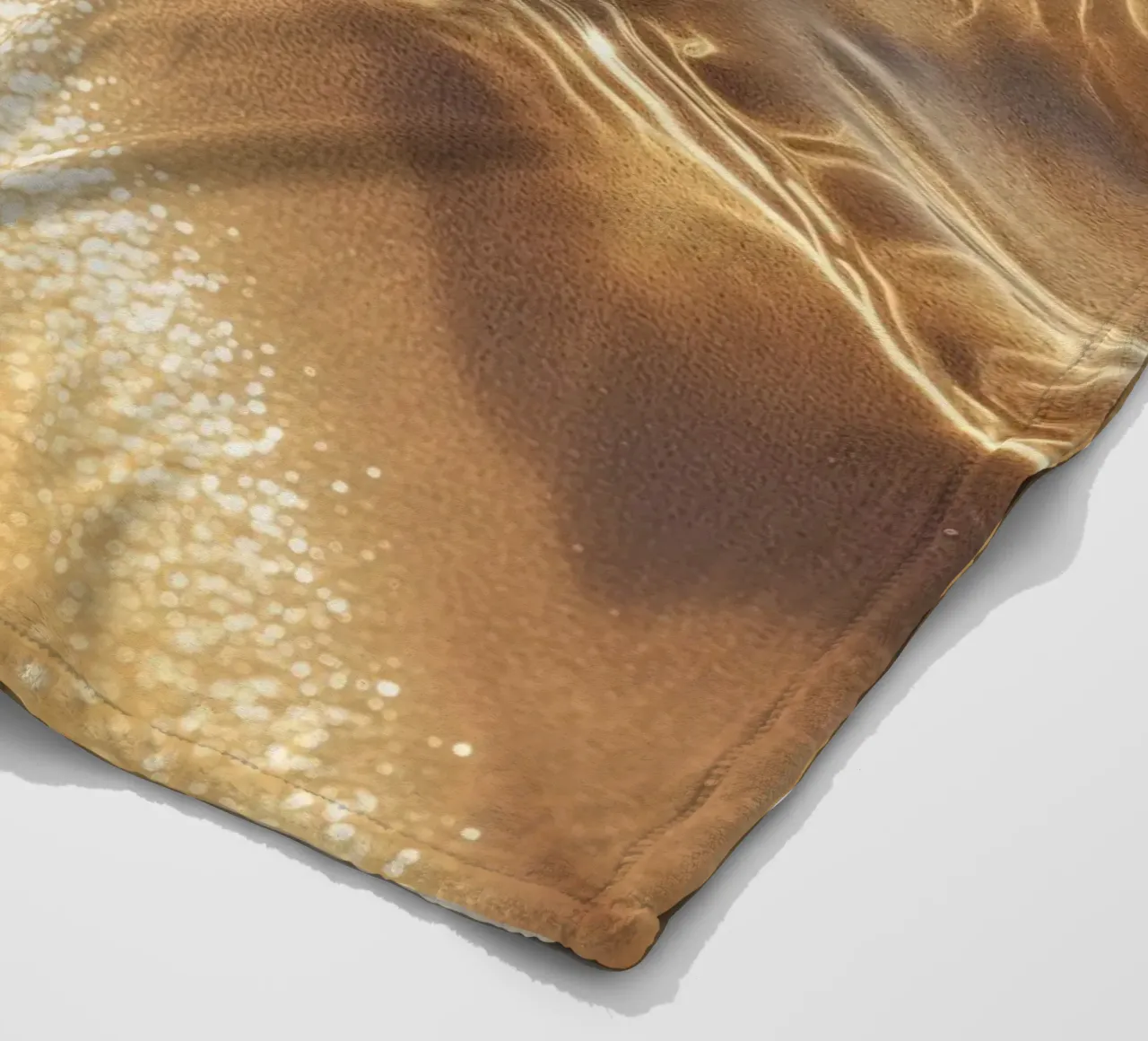Boho Spiaggia dorata Sole e sabbia Chakra solare della fortuna coperta in pile da Gentle Echoes Art