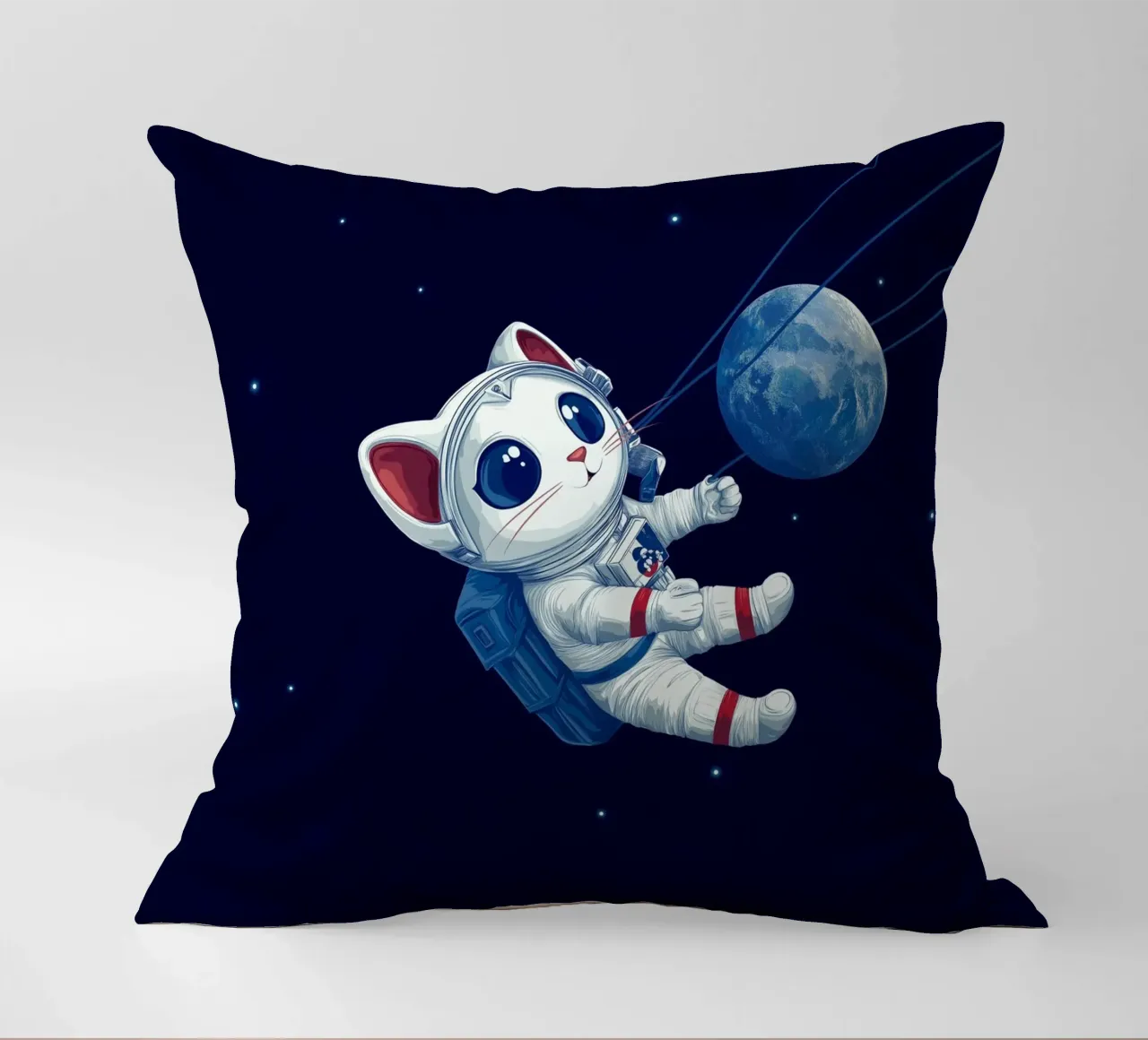 Cat in the space cuscino da Motivate-Today