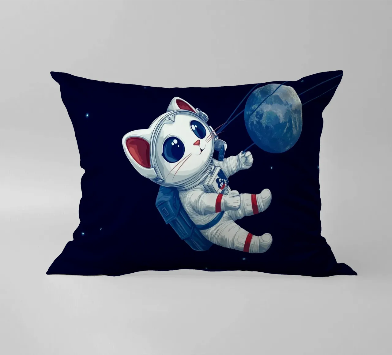 Cat in the space cuscino da Motivate-Today