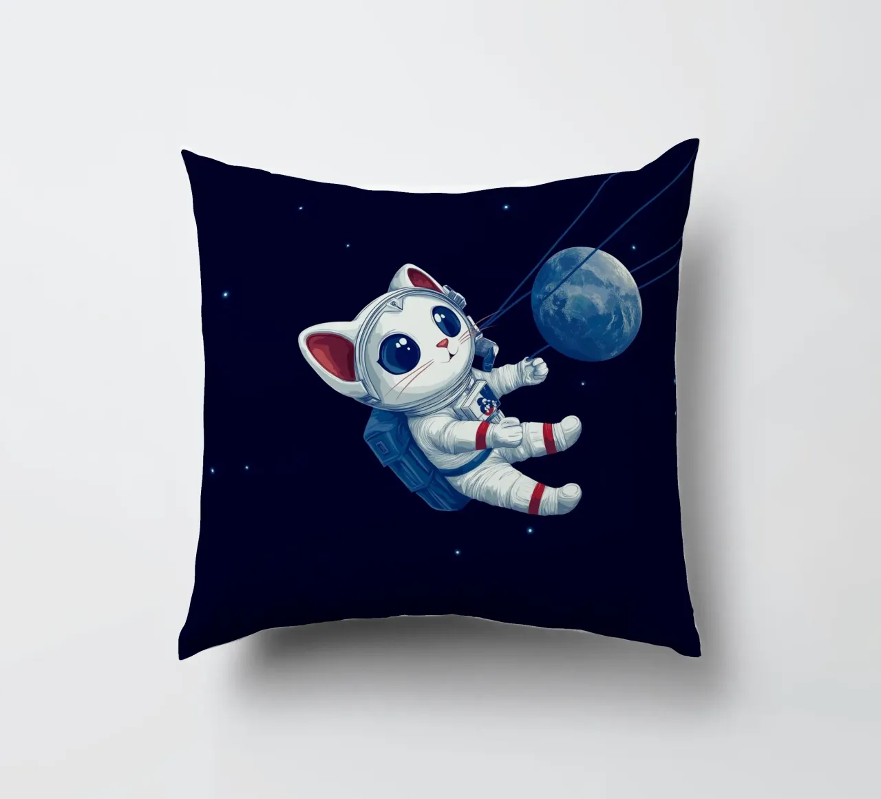 Cat in the space cuscino da Motivate-Today
