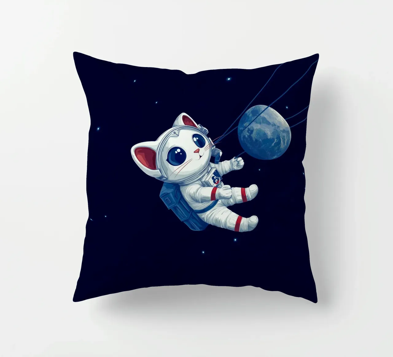 Cat in the space cuscino da Motivate-Today