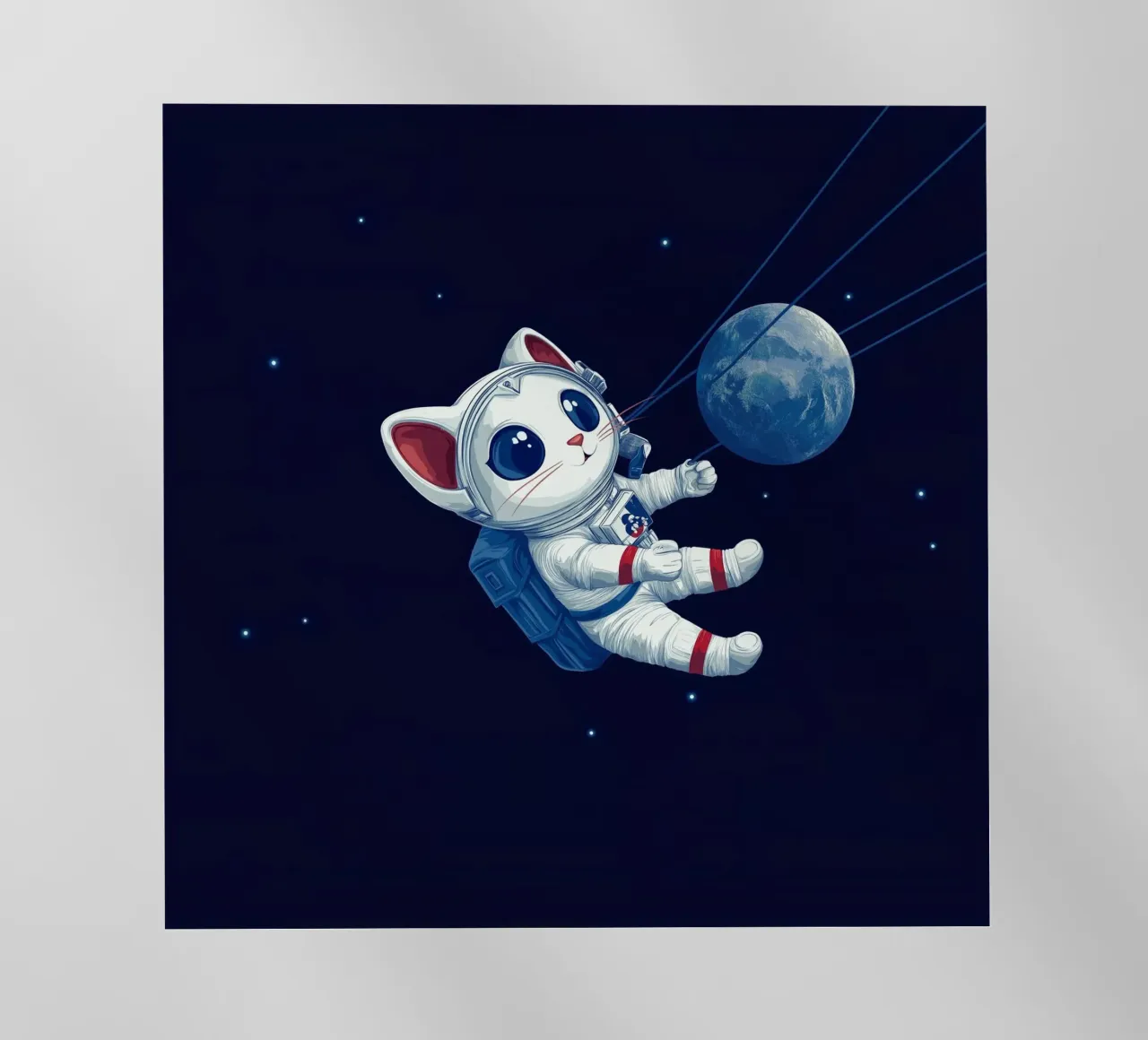 Cat in the space pellicola backlit da Motivate-Today