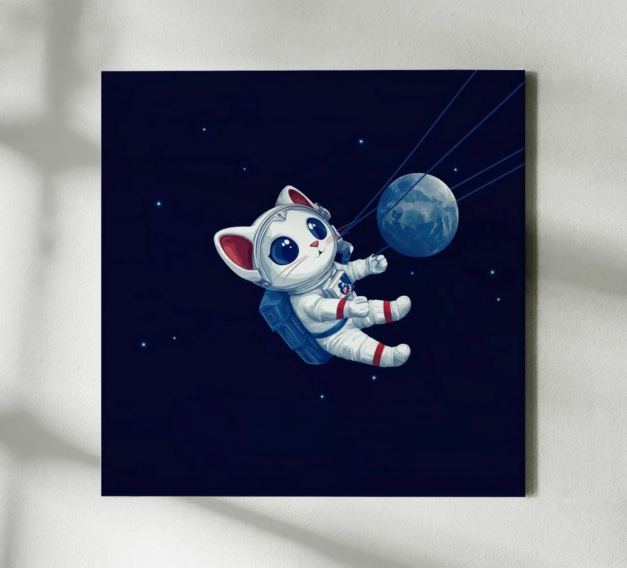 Cat in the space tela da Motivate-Today