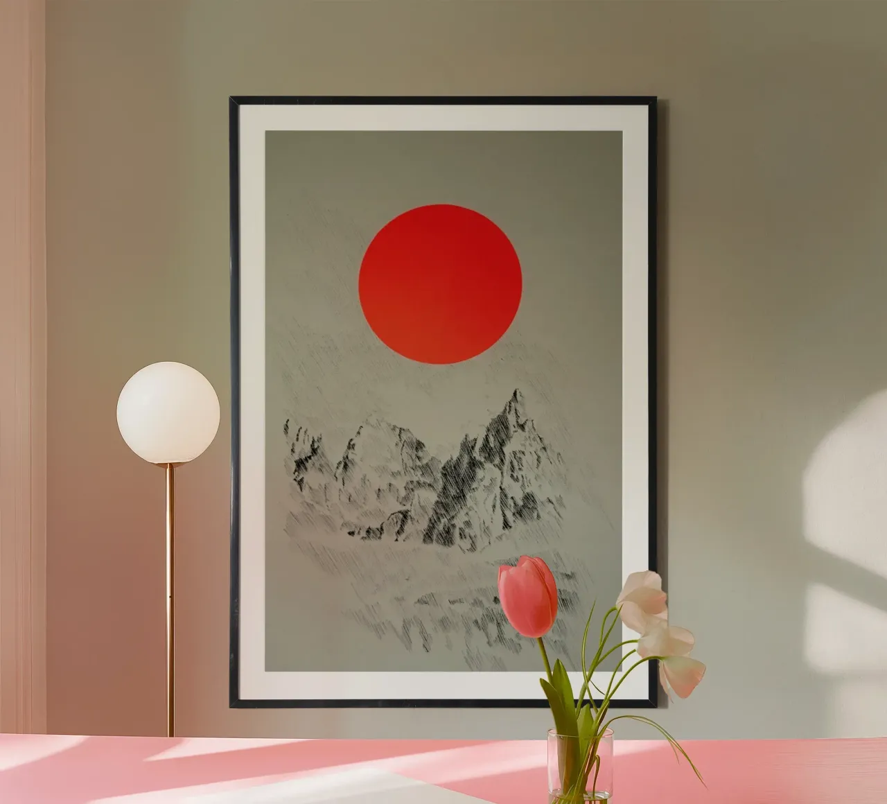 Ave Maria poster with aluminum frame by David Diehl