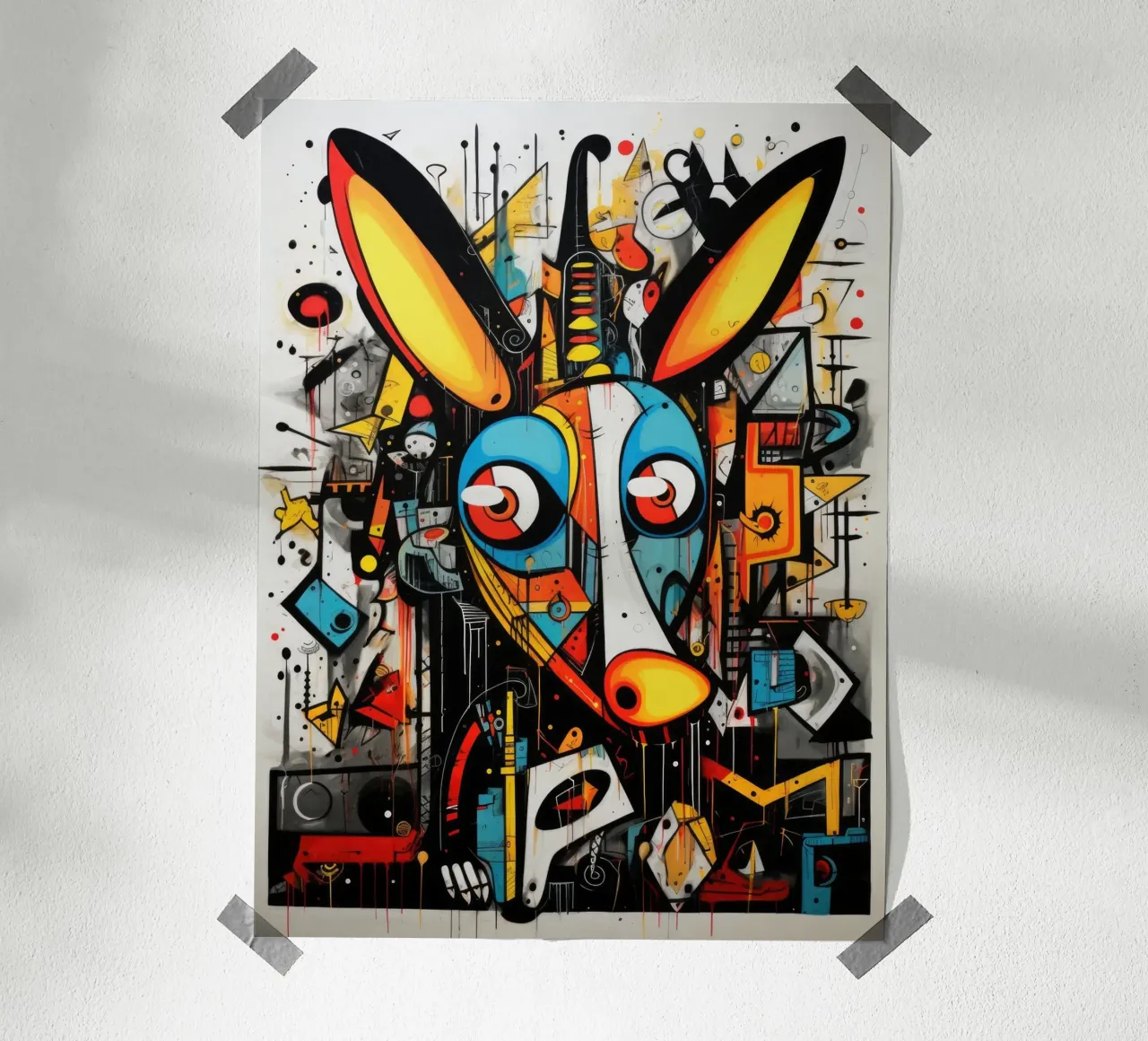 animali graffiti poster da Art Digital Visuel