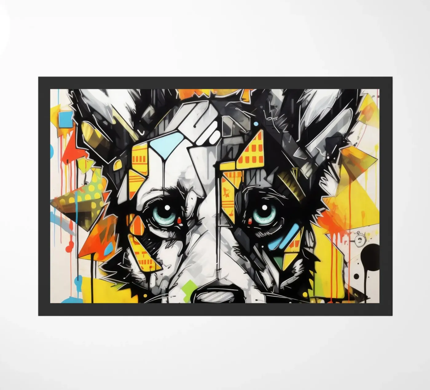 graffiti animals doormat by Art Digital Visuel
