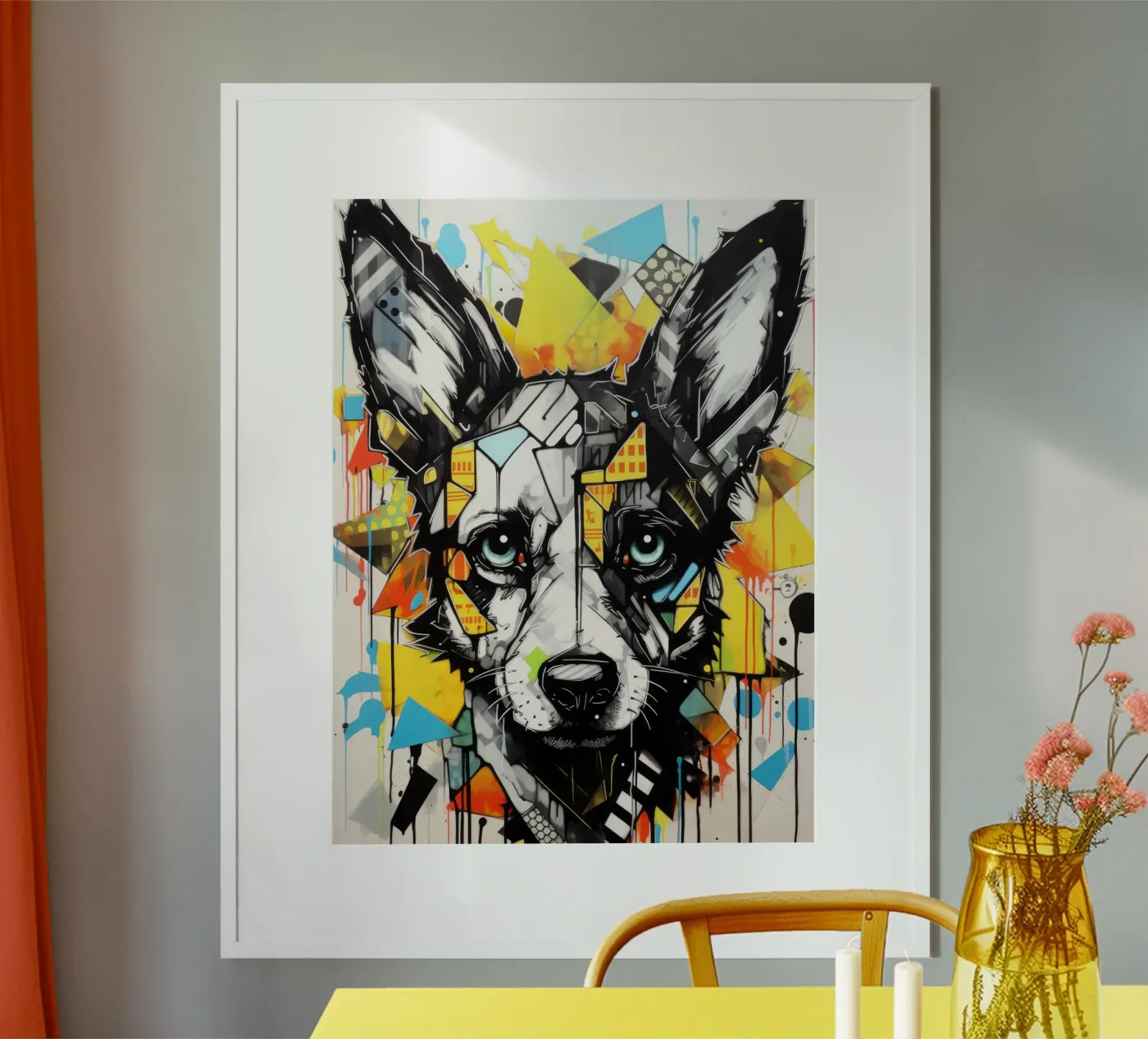 graffiti animals poster by BZH TRAVEL PRINT