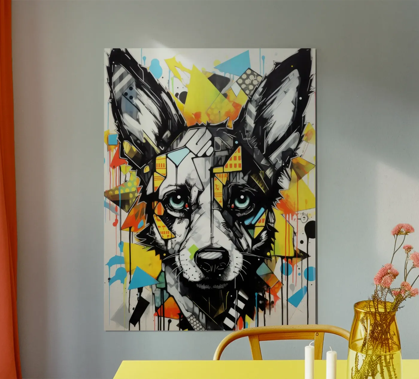 graffiti animals poster by BZH TRAVEL PRINT