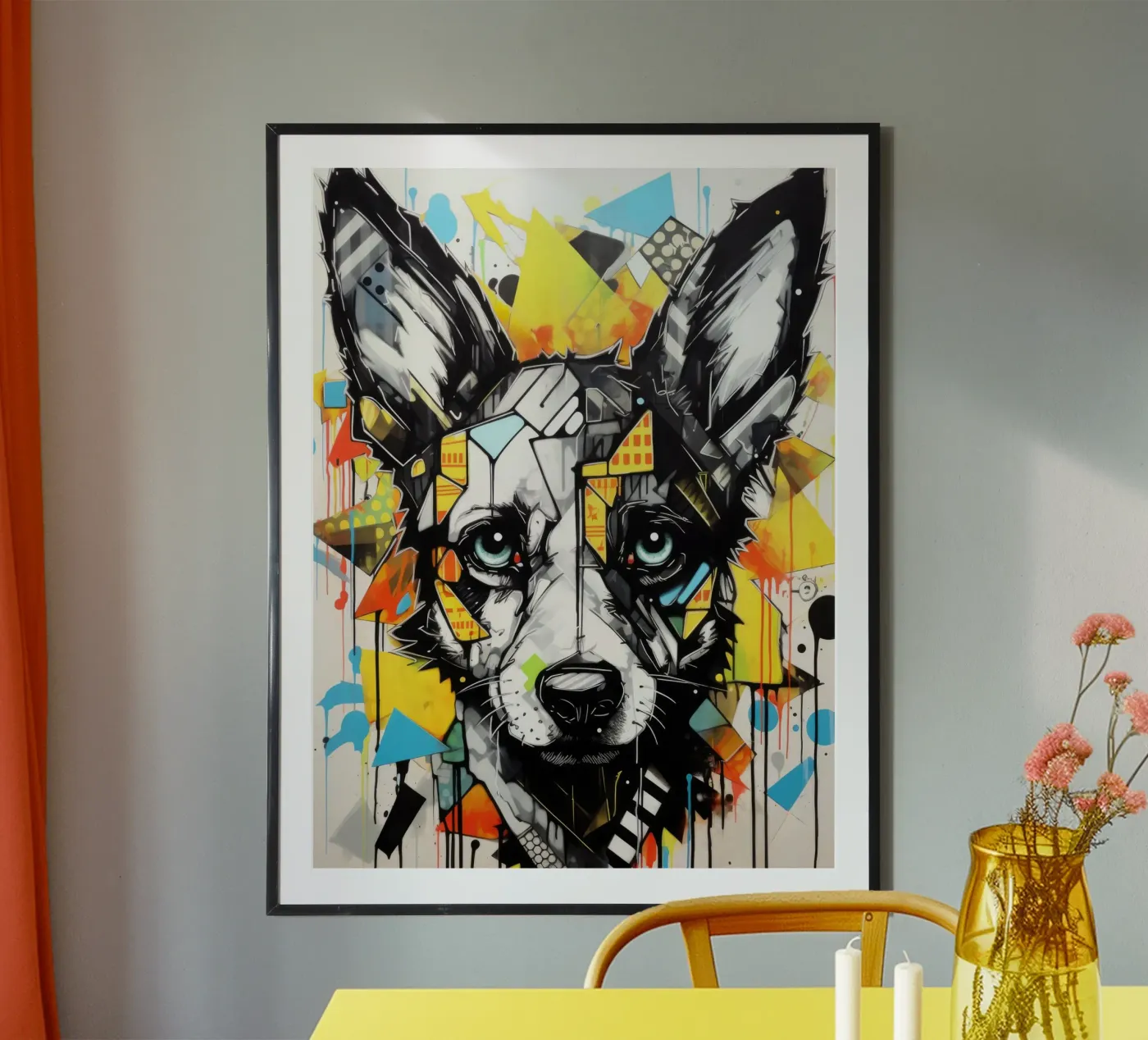 graffiti animals poster by BZH TRAVEL PRINT