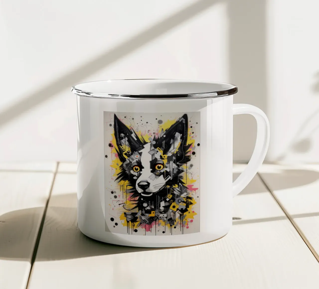 animali graffiti tazza in smalto da Art Digital Visuel